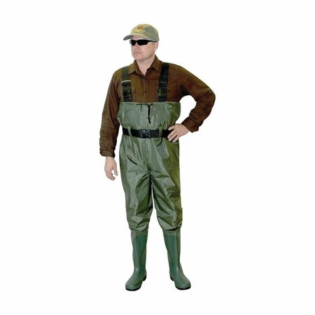 FIESTA Unisex PVC Chest Wader, Green - Size 12 FI2738197